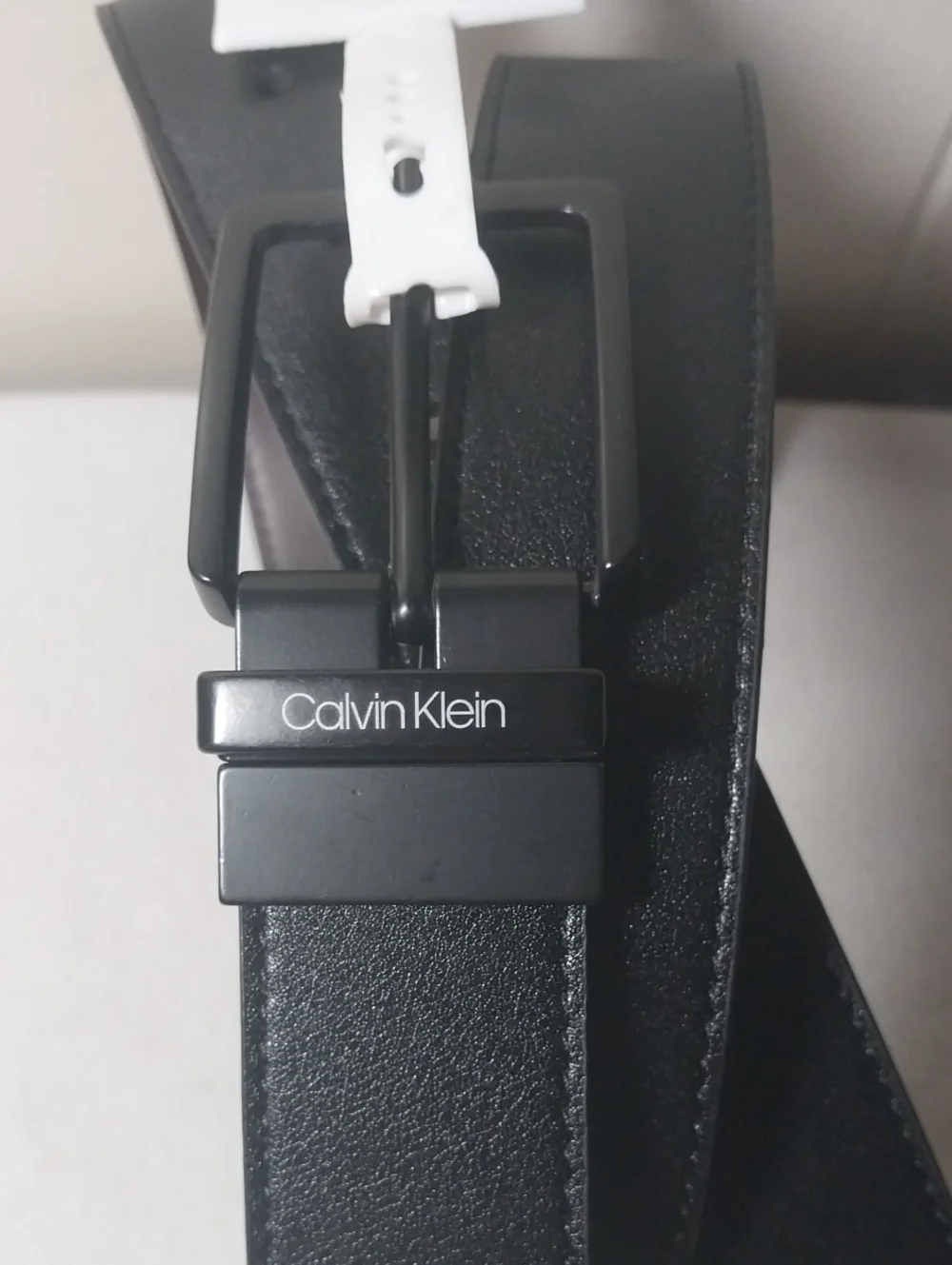 Calvin Klein Reversible Leather Belt, Black to Brown Size XL 42-44